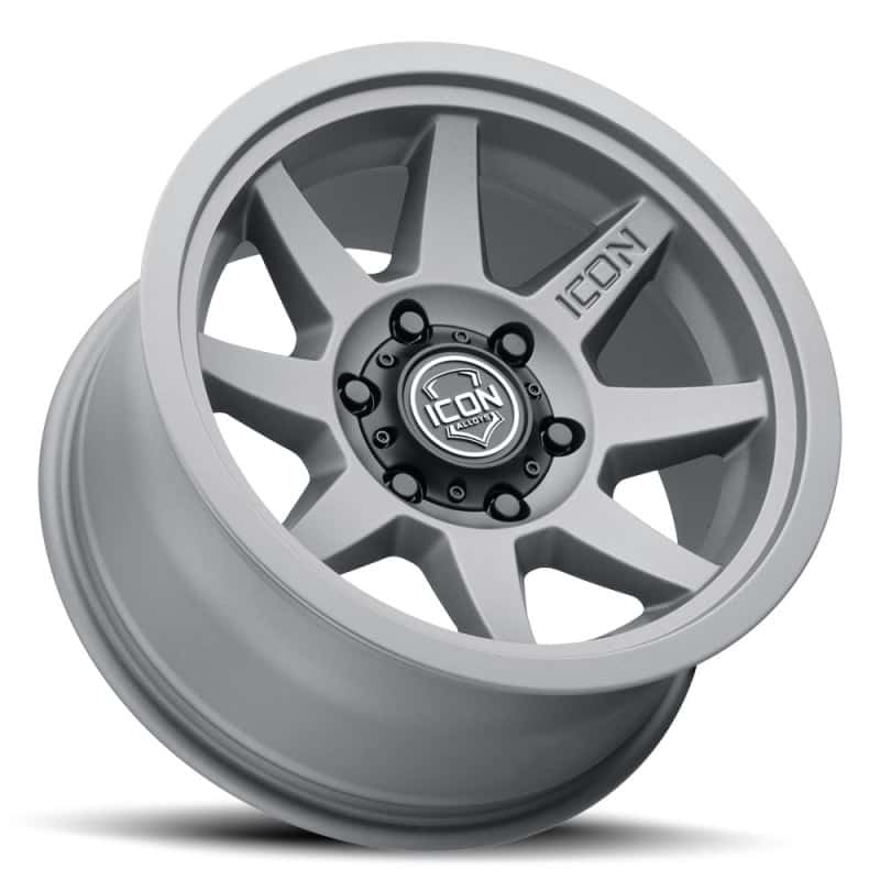 ICON — ICON Rebound 17x8.5 6x5.5 0mm Offset 4.75in BS 106.1mm Bore Charcoal Wheel
REBOUND SLX WHEEL - view 3