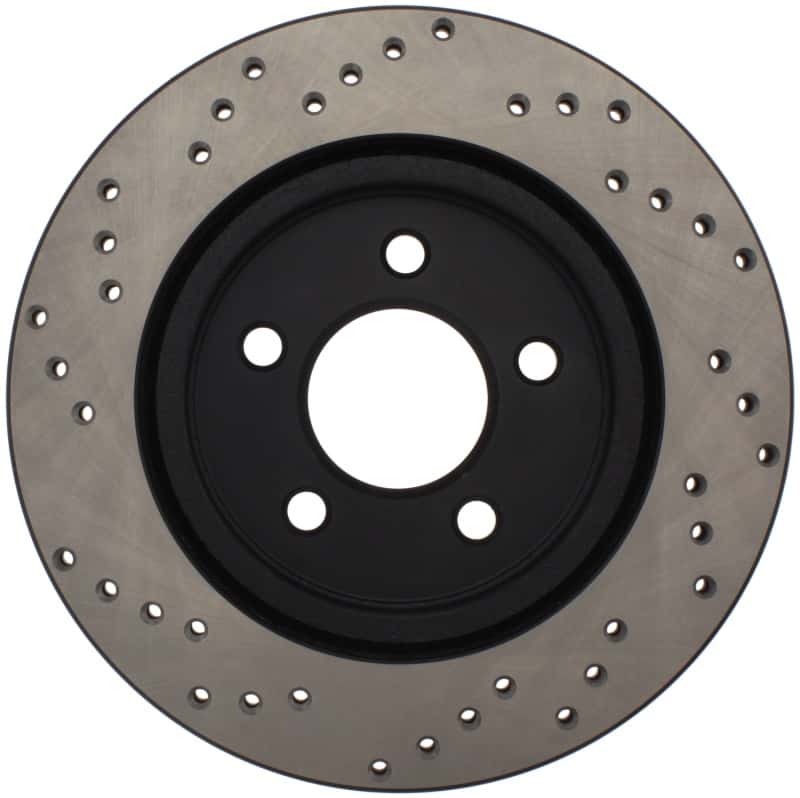 Stoptech — StopTech 05-10 Ford Mustang V6/4.0L / GT V8/4.6L Cross Drilled Right Rear Rotor
Cross Drilled Rotor
Disc Brake Rotor - view 3