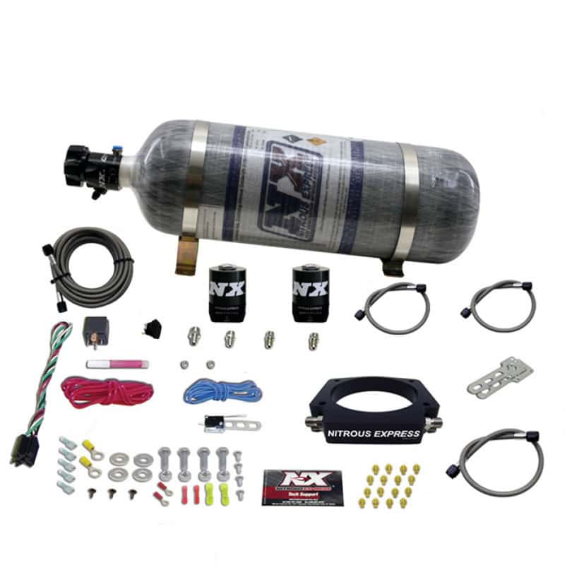 Nitrous Express — Nitrous Express GM LS 90mm Nitrous Plate Kit (50-400HP) w/12lb Composite Bottle
Injection System Kit
N2OSys - view 2