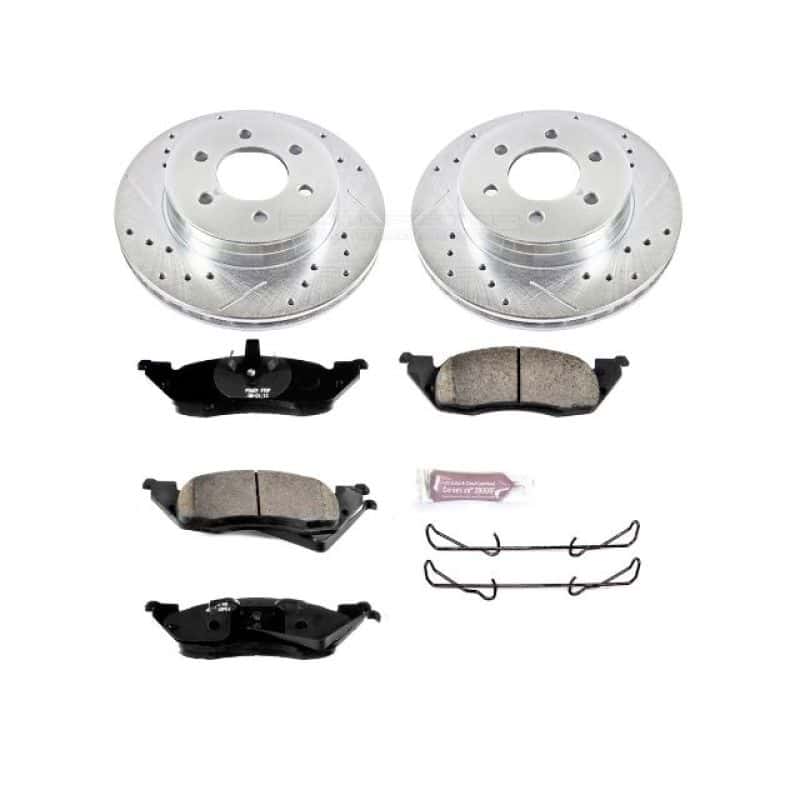 PowerStop — Power Stop 97-98 Dodge Dakota Front Z23 Evolution Sport Brake Kit - view 1