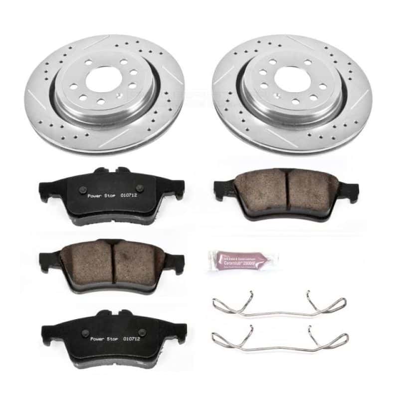 PowerStop — Power Stop 03-11 Saab 9-3 Rear Z23 Evolution Sport Brake Kit - view 1