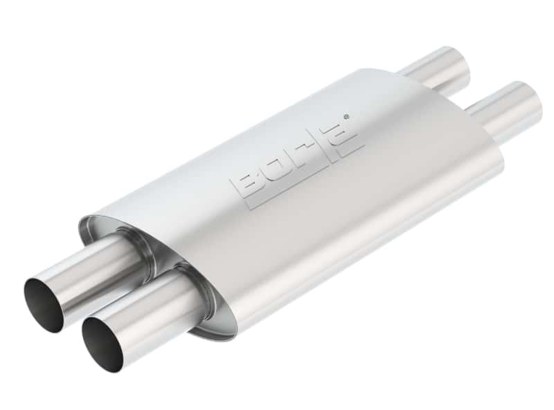 Borla — Borla 15-17 Ford Mustang GT 5.0L Touring Muffler (Does Not Fit OEM Exhaust)
ExhstResonator - view 1