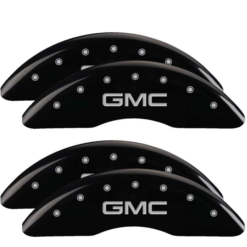 MGP — MGP 4 Caliper Covers Engraved Front & Rear GMC Black finish silver ch
Caliper Covers - view 1
