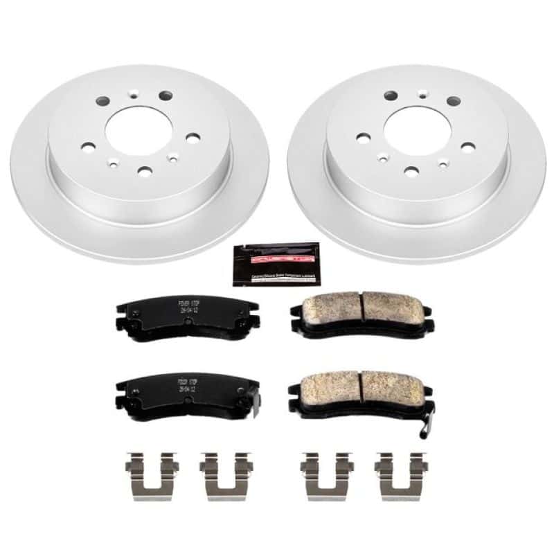 PowerStop — Power Stop 08-09 Buick Allure Rear Z17 Evolution Geomet Coated Brake Kit - view 1