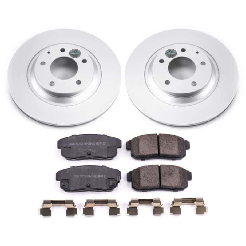PowerStop — Power Stop 04-11 Mazda RX-8 Rear Z17 Evolution Geomet Coated Brake Kit - view 1