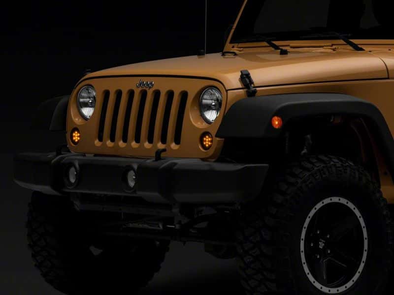 Raxiom — Raxiom 07-18 Jeep Wrangler JK Axial Series LED Turn Signals- Smoked
Lights - view 6