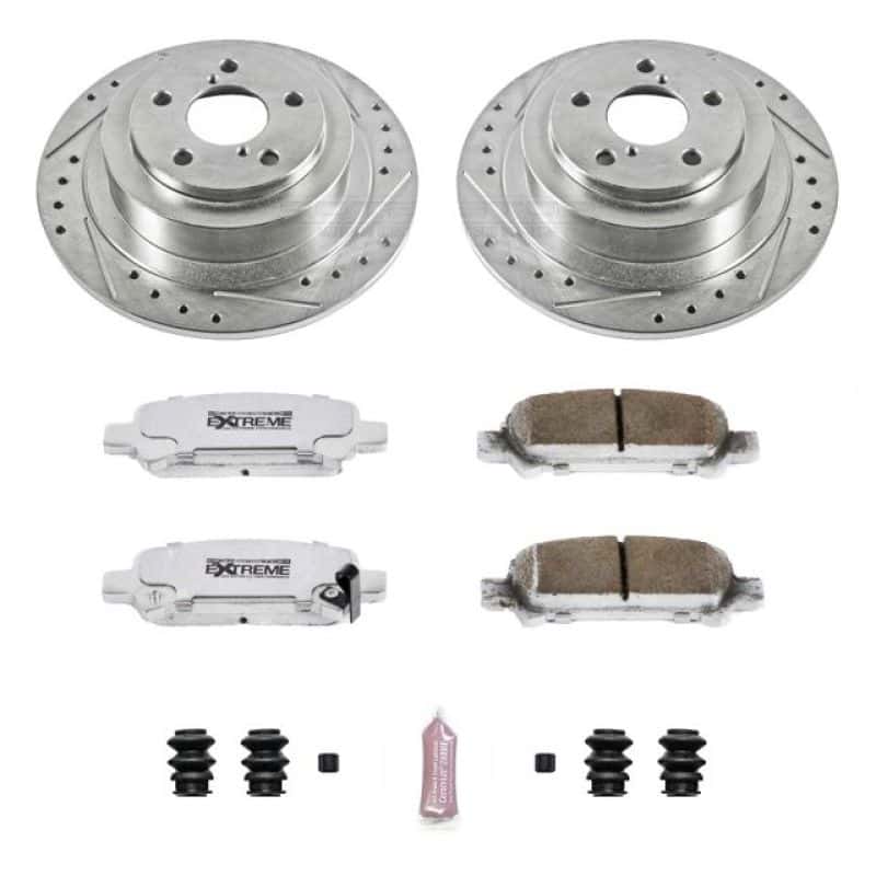 PowerStop — Power Stop 03-06 Subaru Baja Rear Z26 Street Warrior Brake Kit - view 1