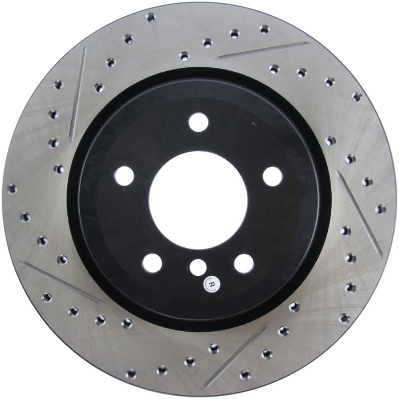 Stoptech — StopTech 06 BMW 330 / 07-09 BMW 335 Slotted & Drilled Right Rear Rotor
Disc Brake Rotor
Slot/Drill Rotor - view 7
