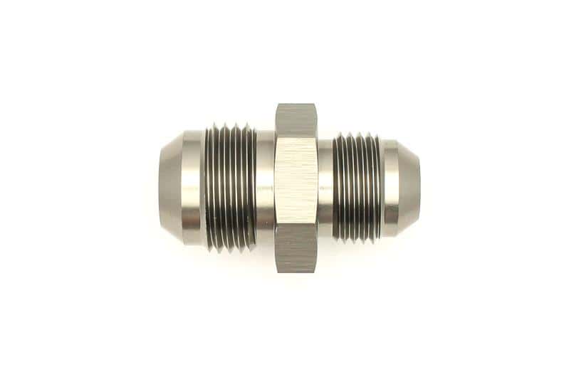 DeatschWerks — DeatschWerks 10AN Male Flare To 8AN Male Flare Reducer Straight Coupler - view 1