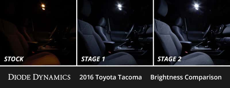 Diode Dynamics — Diode Dynamics 16-23 Toyota Tacoma Interior LED Kit Cool White Stage 2 - view 3