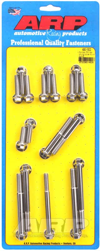 ARP — ARP Pontiac SS Polished Hex Timing Cover and Water Pump - view 1