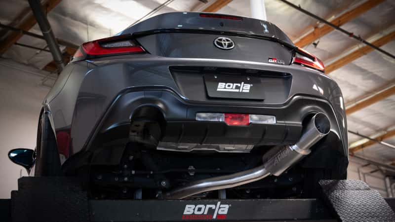 Borla — Borla 2022+ Subaru BRZ / 2022+ Toyota GR86 ATAK Cat Back Exhaust - 4.5in Stainless Tips
Cat-Back System - view 4