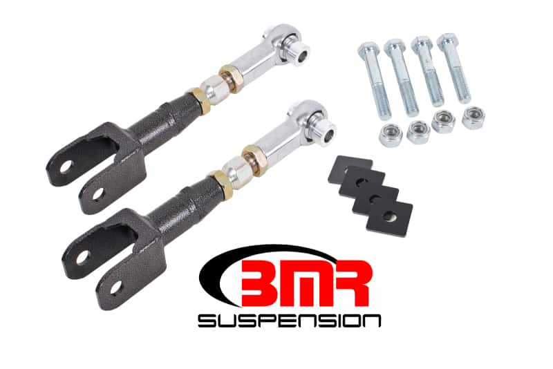 BMR Suspension — BMR 15-17 S550 Mustang Rear On-Car Adj. Rod Ends Toe Rods - Black Hammertone
Rear Toe Rods - view 1