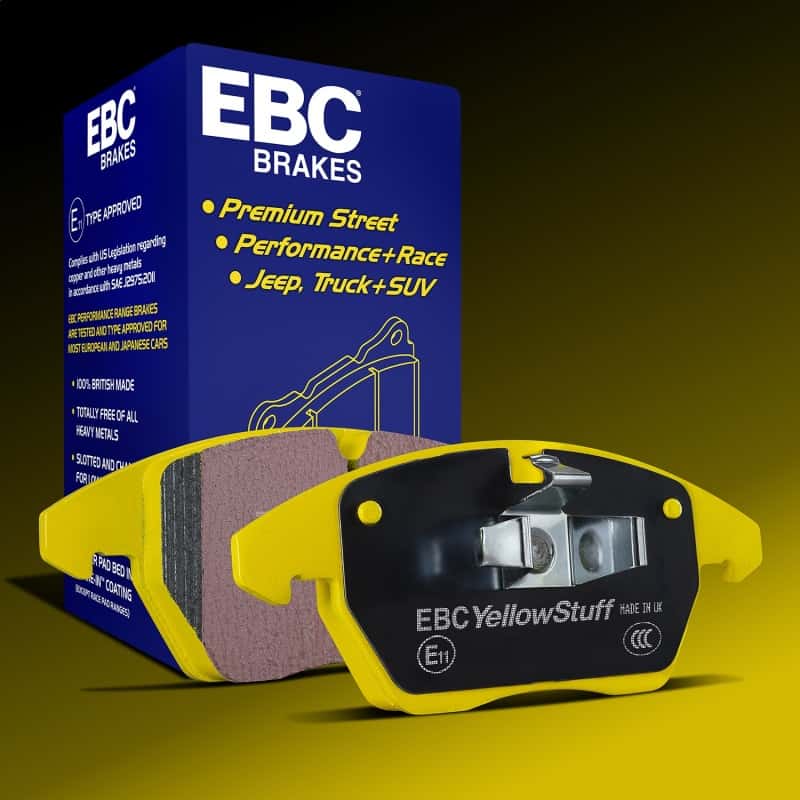 EBC — EBC 13-14 Chrysler 200 3.6 Yellowstuff Front Brake Pads
Disc Brake Pad - view 8