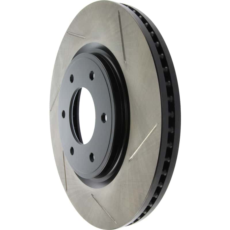 Stoptech — StopTech Power Slot 08-09 Infiniti QX4/QX56 / 07-09 Nissan Armada Left Front Slotted Rotor
Sport Slotted Rotor - view 4
