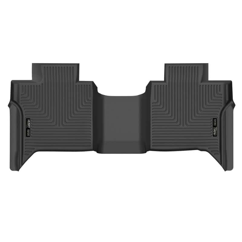 Husky Liners — Husky Liners 2022 Toyota Tundra Ext. Cab CrewMax WeatherBeater 2nd Seat Floor Liner - Blk - view 1