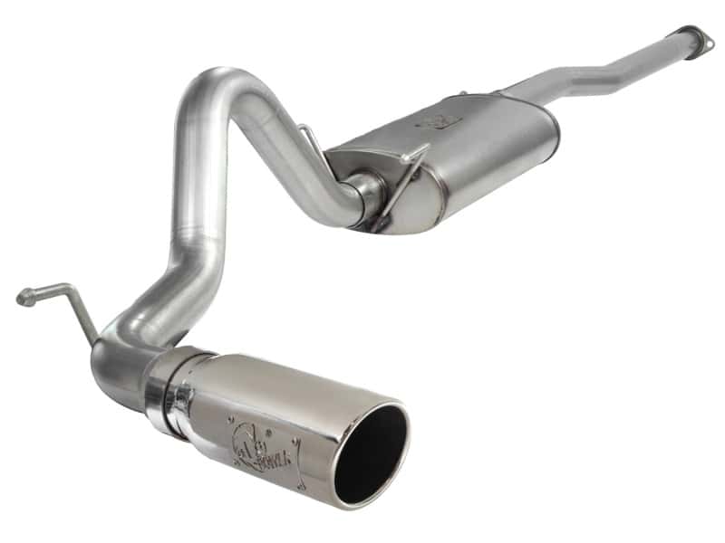 aFe — aFe MACH Force XP 3in Cat-Back Stainless Steel Exhaust w/Polished Tip Toyota Tacoma 13-14 4.0L
Cat-Back Exhaust - view 1