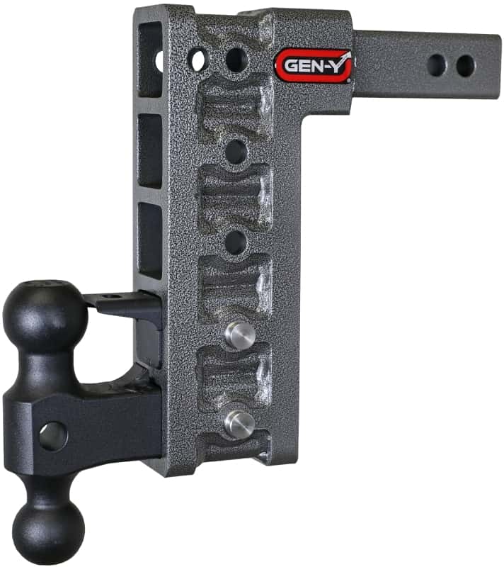 GEN-Y Hitch — Gen-Y Mega Duty 2in Shank 10in Drop 2K TW 16K Hitch w/GH-051 Dual-Ball/GH-032 Pintle Lock
Drop Hitch - view 3