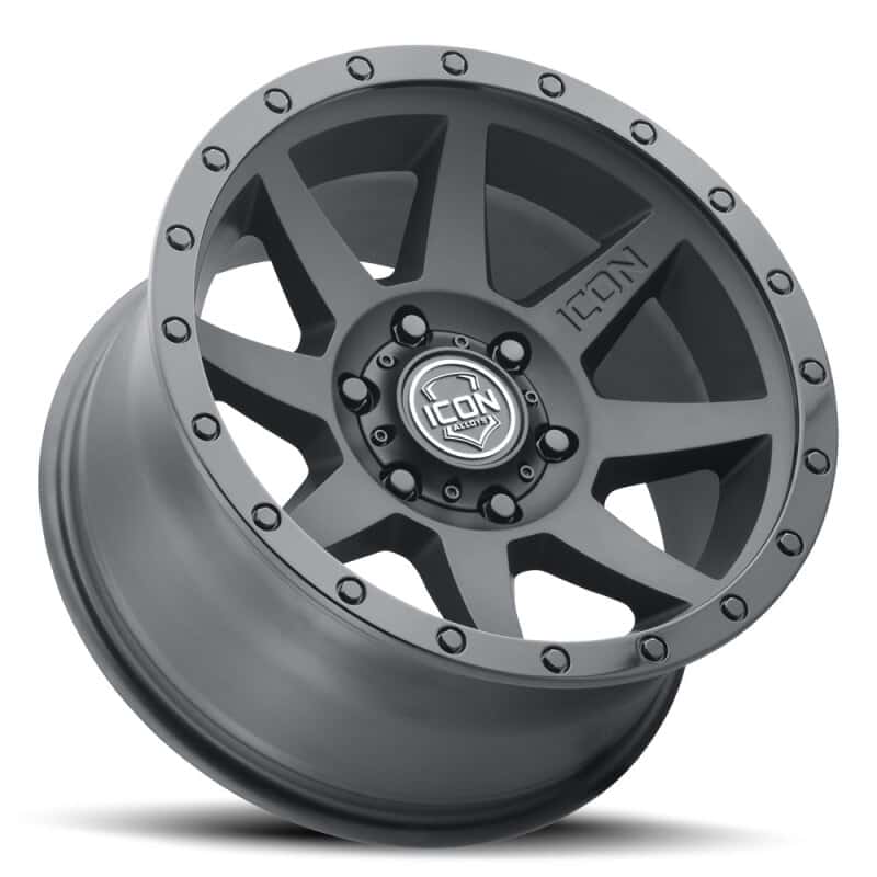 ICON — ICON Rebound 18x9 6x135 6mm Offset 5.25in BS 87.1mm Bore Double Black Wheel
WHEEL - view 6