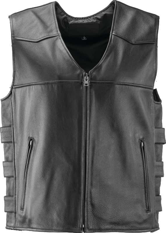 Kuryakyn — Kuryakyn Leather By River Road Plains Leather Vest Black - Small - view 1