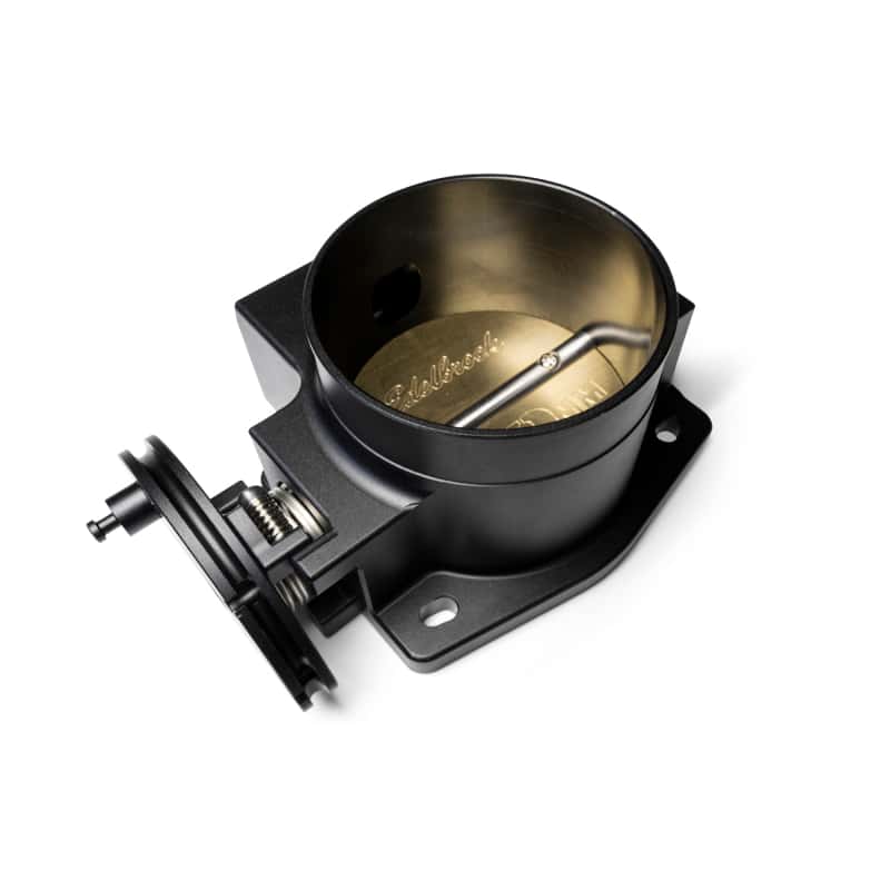 Edelbrock — Edelbrock EFI Throttle Body Pro-Flo XT 90mm Black Mat Anodized Finish - view 3