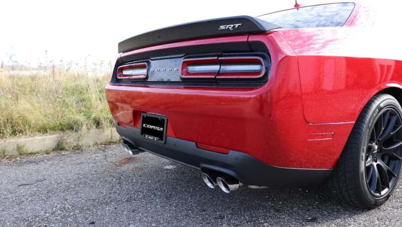 CORSA Performance — Corsa 2015-2023 Dodge Challenger Hellcat Dual Rear Exit Extreme Exhaust w/ 3.5in Polished Tips
Exhaust - view 3