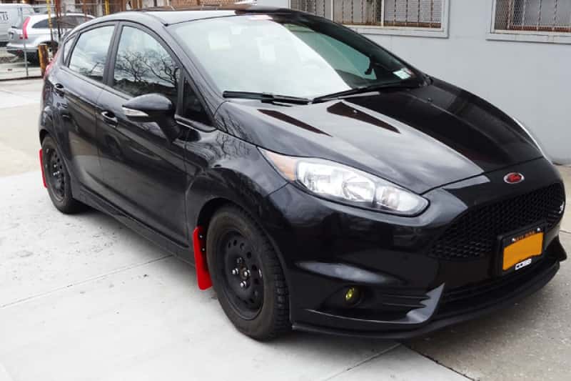 Rally Armor — Rally Armor 13-19 Ford Fiesta ST Black UR Mud Flap w/Red Logo
Mud Flap - view 7
