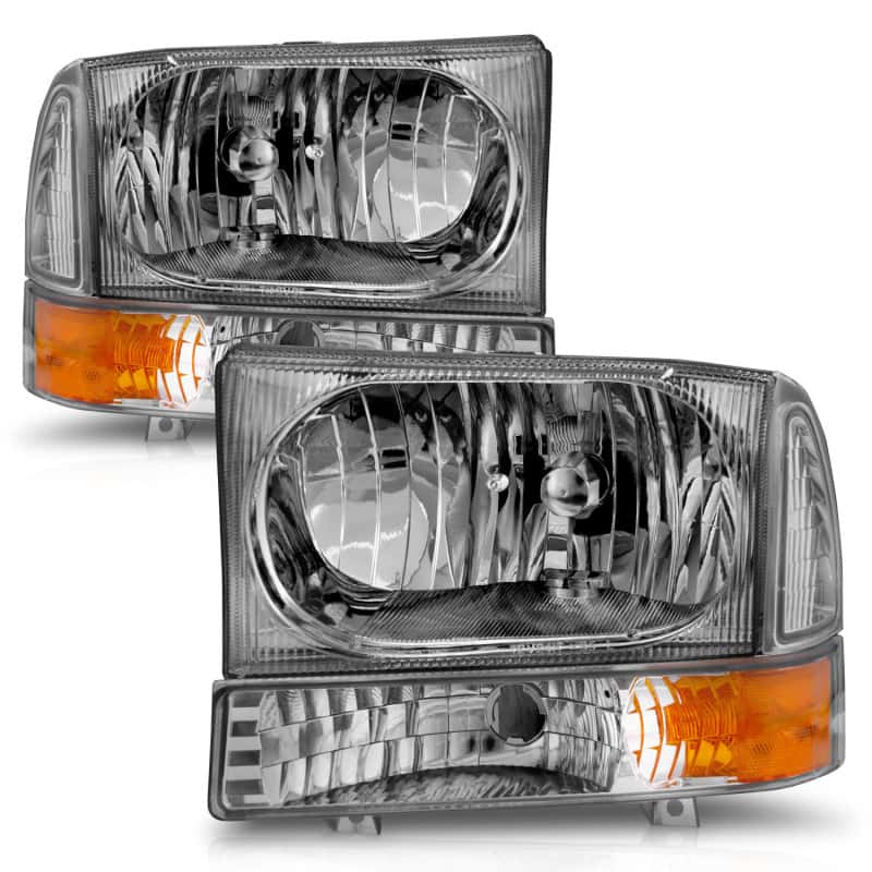 ANZO — ANZO 2000-2004 Ford Excursion Crystal Headlights Chrome w/ Corner Lights 2pc
Head Light Set
HdLtSet - view 3