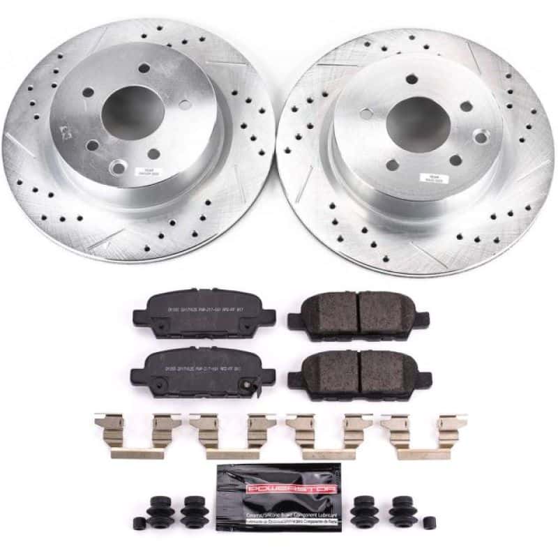 PowerStop — Power Stop 18-19 Nissan 370Z Rear Z23 Evolution Sport Brake Kit - view 1