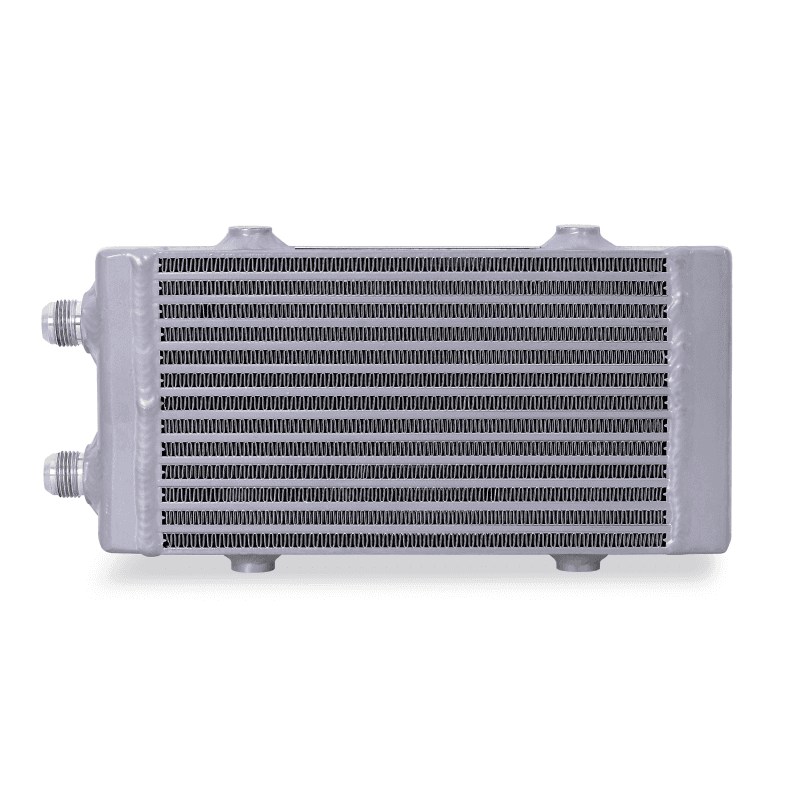 Mishimoto — Mishimoto Universal Small Bar and Plate Dual Pass Silver Oil Cooler - view 10