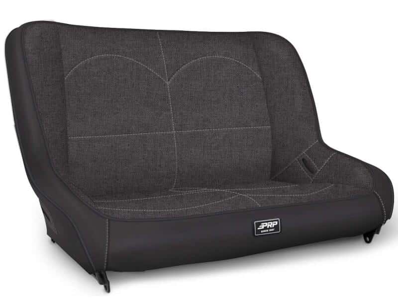 PRP Seats — PRP Jeep CJ7/YJ Low Back Rear Bench - Grey
Bench - view 2