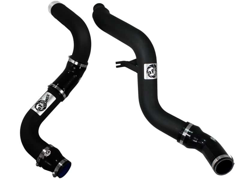 aFe — aFe Bladerunner 3in Black Intercooler Hot and Cold Side Tubes 14-15 Dodge Ram 1500 EcoDiesel V6 3.0L
Charge Pipe Kit - view 3