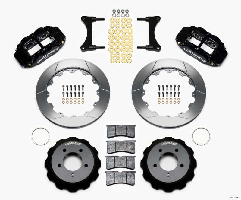 Wilwood — Wilwood Narrow Superlite 6R Front Hat Kit 12.88in 93-96 Mazda RX7
BRAKE KIT - view 1