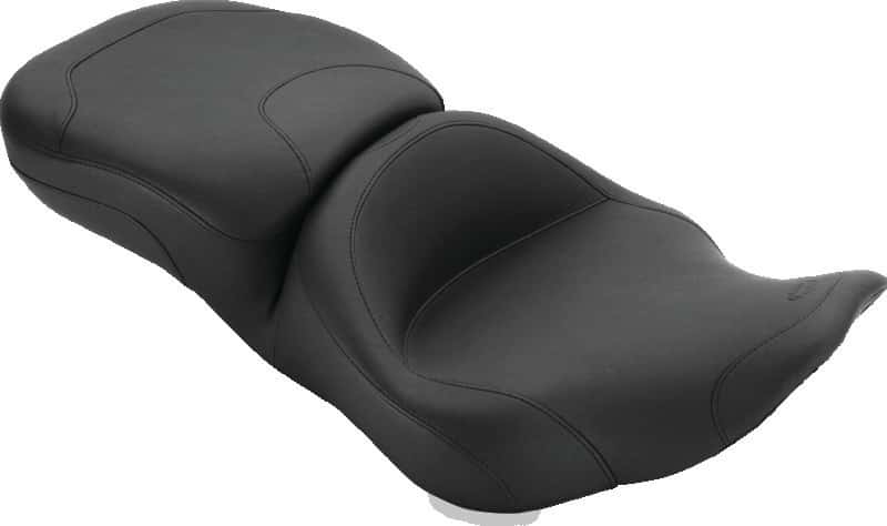 Mustang Motorcycle — Mustang 97-07 Harley Rd King, 06-07 Str Glide, 00-05 Eagle Touring 1PC Seat - Black - view 2