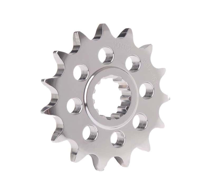 Vortex Racing — Vortex Racing Steel Front Sprocket 530 16 Tooth- Silver - view 2