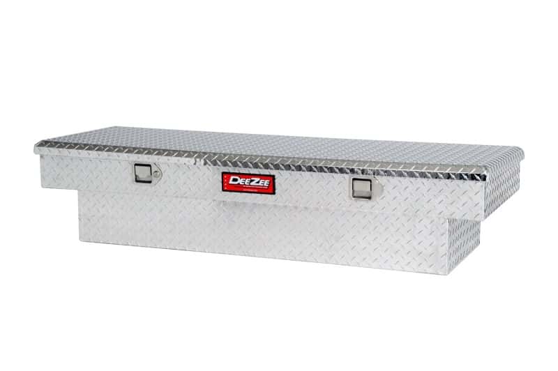 Dee Zee — Dee Zee Universal Tool Box - Red Crossover - Single Lid BT Alum Mid Size
ToolBxTrkBedRTR - view 1