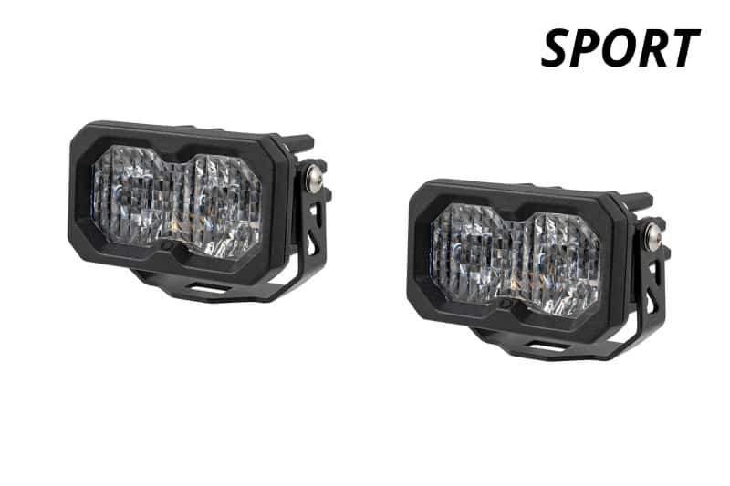 Diode Dynamics — Diode Dynamics C2 2.0 Sport White SAE Driving Standard ABL (pair) - view 2