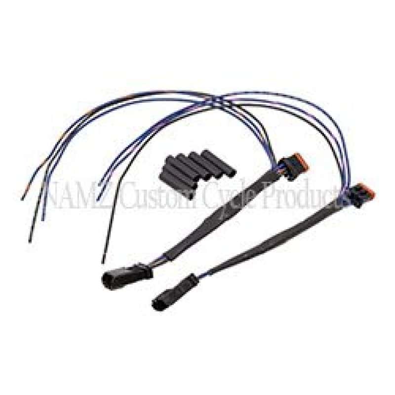 NAMZ — NAMZ 14-23 V-Twin Dyna/Softail/Road & Street Glide/Electra Plug-N-Play Front Turn Sig Tap Harness - view 2
