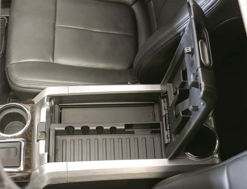 Tuffy Products — Tuffy Ford F150 Console Safe W/ Keyed Lock
Console Safe - view 3