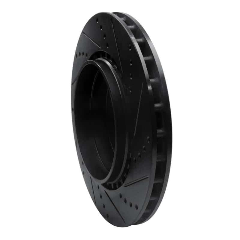 R1 Concepts — R1 04-07 Volvo V70 Rear Left Drilled & Slotted Black Brake Rotor
R1 Brake Rotor Drill - view 4