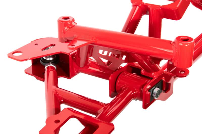 UMI Performance — UMI Performance 98-02 GM F-Body K-Member LSX Rr Roll Center Increase- Red
Road Race K-Member - view 3