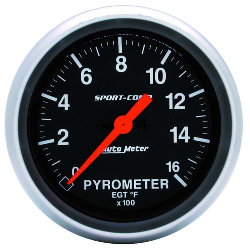 AutoMeter — AutoMeter Gauge Pyrometer (Egt) 2-5/8in. 1600 Deg. F Digital Stepper Motor Sport-Comp
2-5/8" E.G.T. KIT, 0 - view 2
