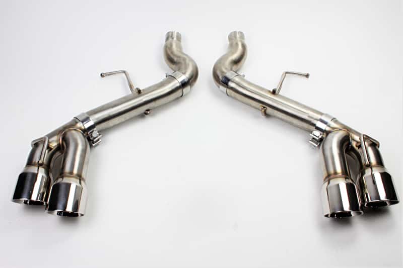 Mishimoto — Mishimoto 2016+ Chevrolet Camaro Quad-Tip Race Axle-Back Exhaust w/ Polished Tips - view 1
