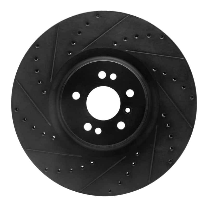 R1 Concepts — R1 07-09 Mercedes-Benz GL320 Front Left Drilled & Slotted Black Brake Rotor
R1 Brake Rotor Drill - view 1