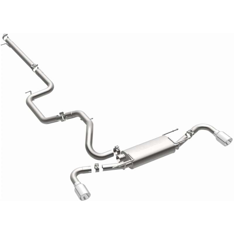 Magnaflow — MagnaFlow 10-12 Mazda 3 L4 2.5L Hatchback Split Rear Exit Stainless Cat Back Performance Exhaust
Cat-Back - view 6