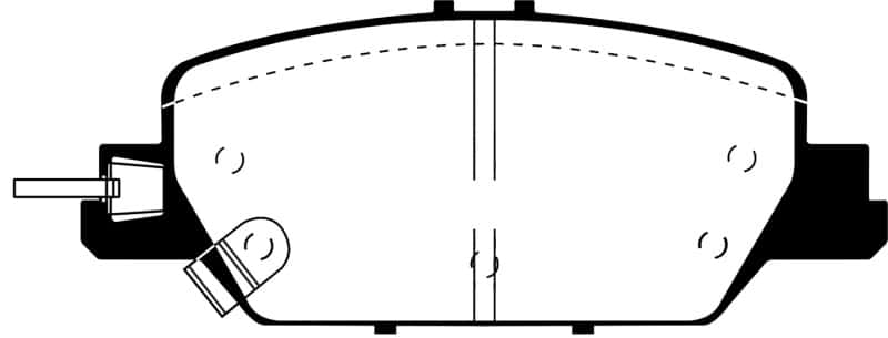 EBC — EBC 2017+ Honda CR-V 1.5L Turbo Ultimax2 Rear Brake Pads
Disc Brake Pad - view 1