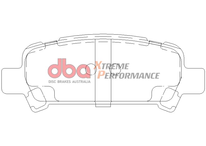 DBA — DBA 02-03 Subaru WRX XP650 Rear Brake Pads
Brake Pad - view 1