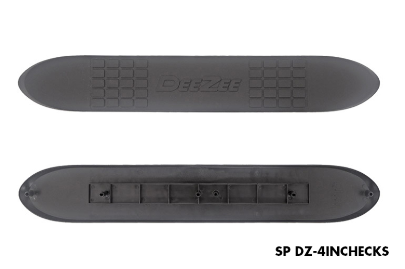 Dee Zee — Dee Zee Universal Service Parts Step Pads 4In Checkered w/ DZ Logo
Nerf/Step Bar Pad - view 2