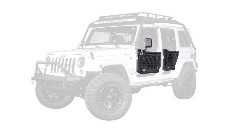 Body Armor 4x4 — Body Armor 4x4 07-18 Jeep Wrangler Gen 3 Trail Doors Front Pair
Traildoors Front - view 6