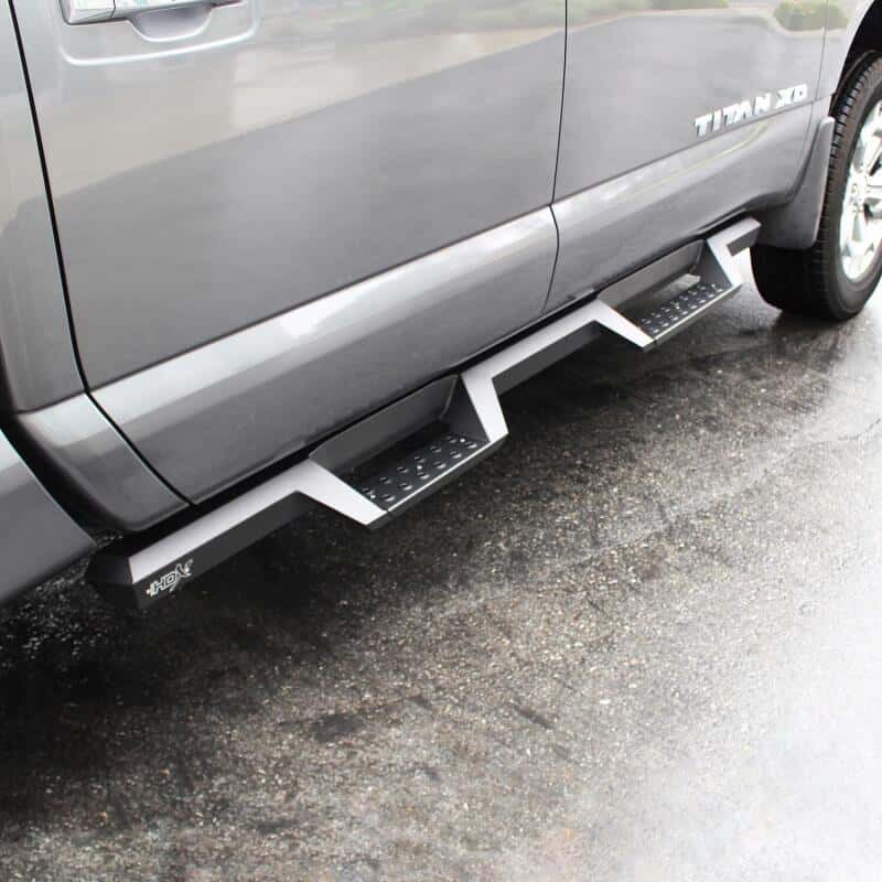 Westin — Westin/HDX 16-18 Nissan Titan XD Crew / 17-18 Titan Crew Cab Drop Nerf Step Bars - Textured Black
Nerf/Step Bar - view 5